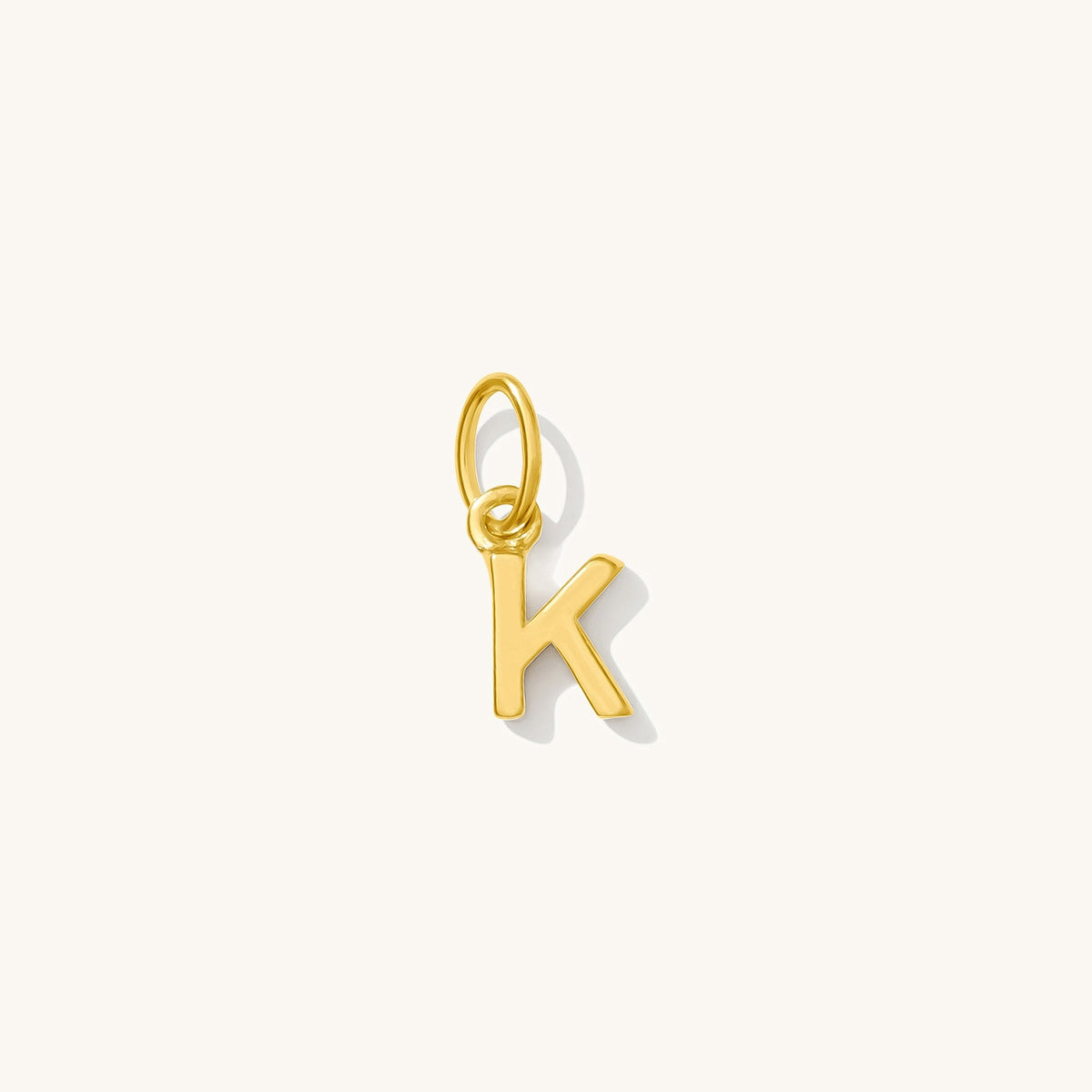 Tiny Hanging Initial Charm