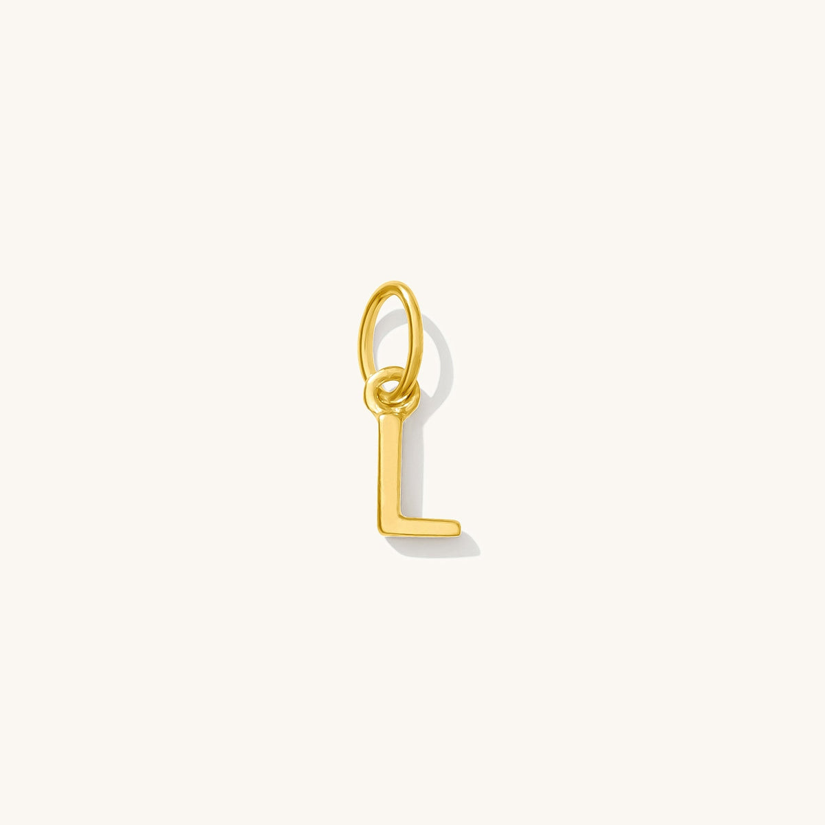 Tiny Hanging Initial Charm