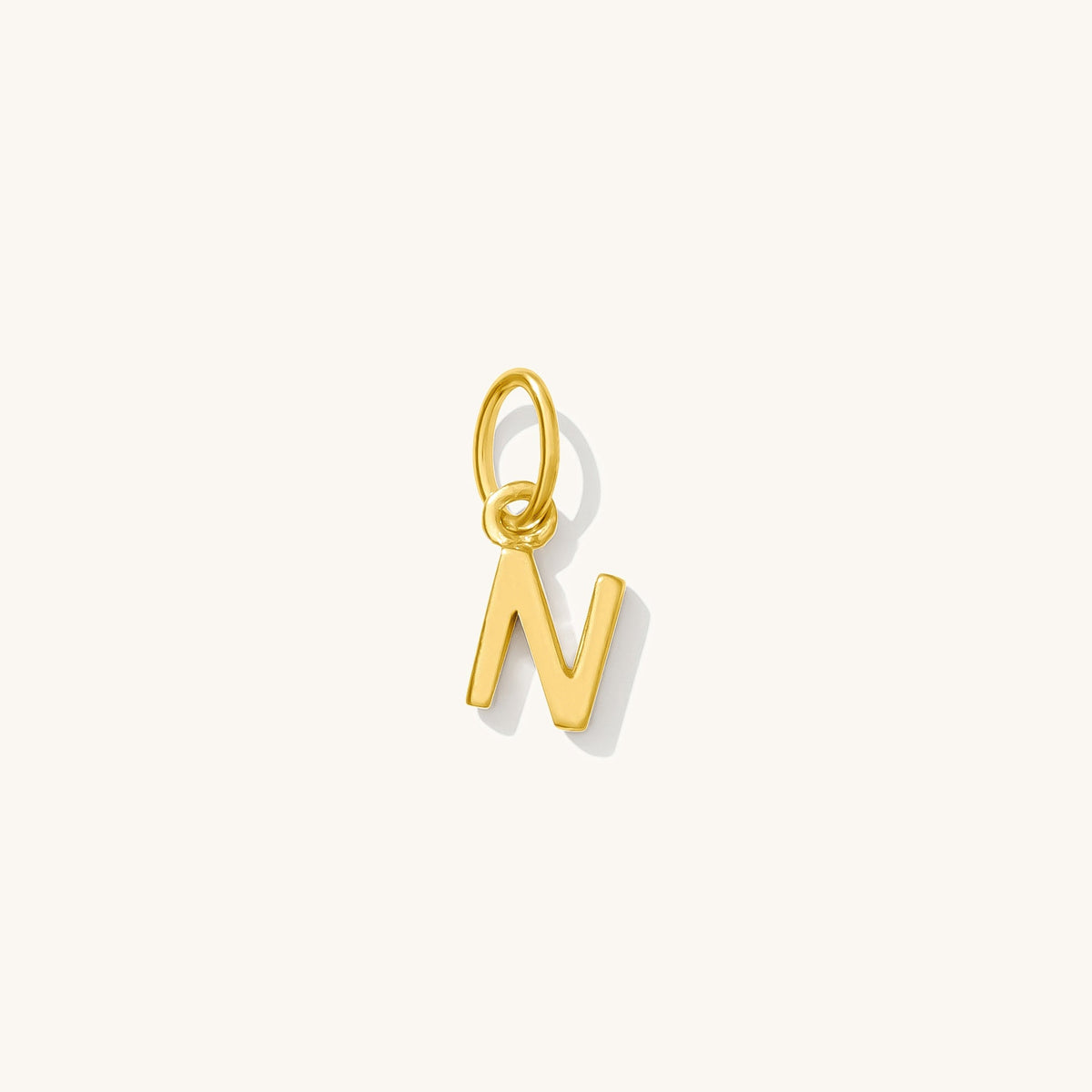 Tiny Hanging Initial Charm