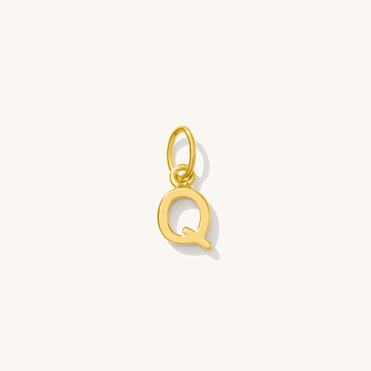 Tiny Hanging Initial Charm