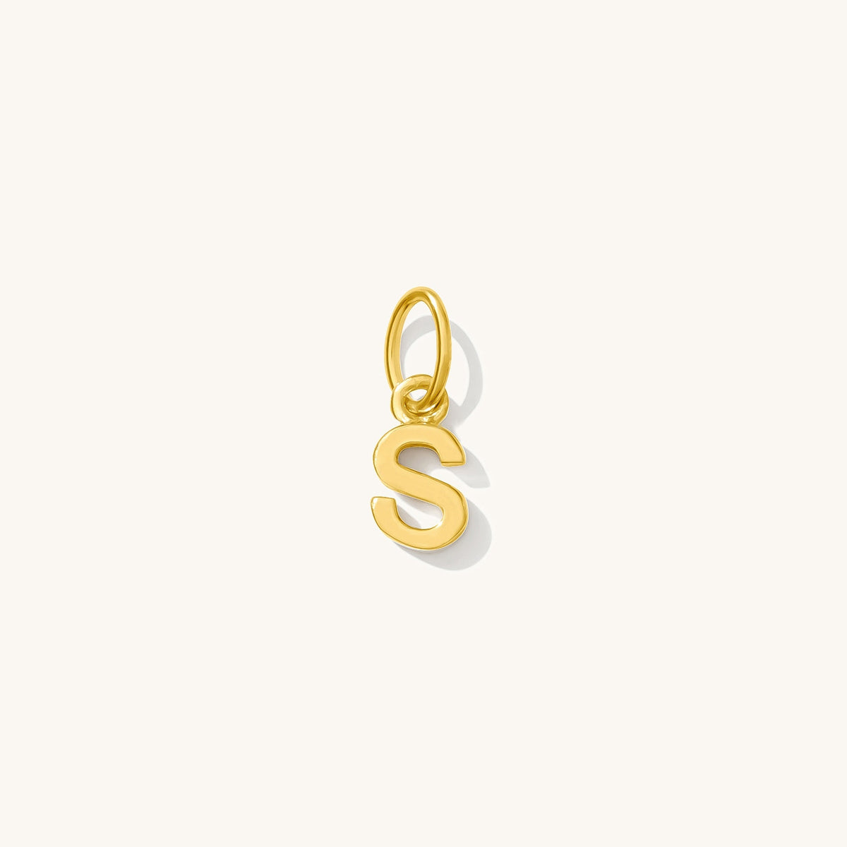 Tiny Hanging Initial Charm