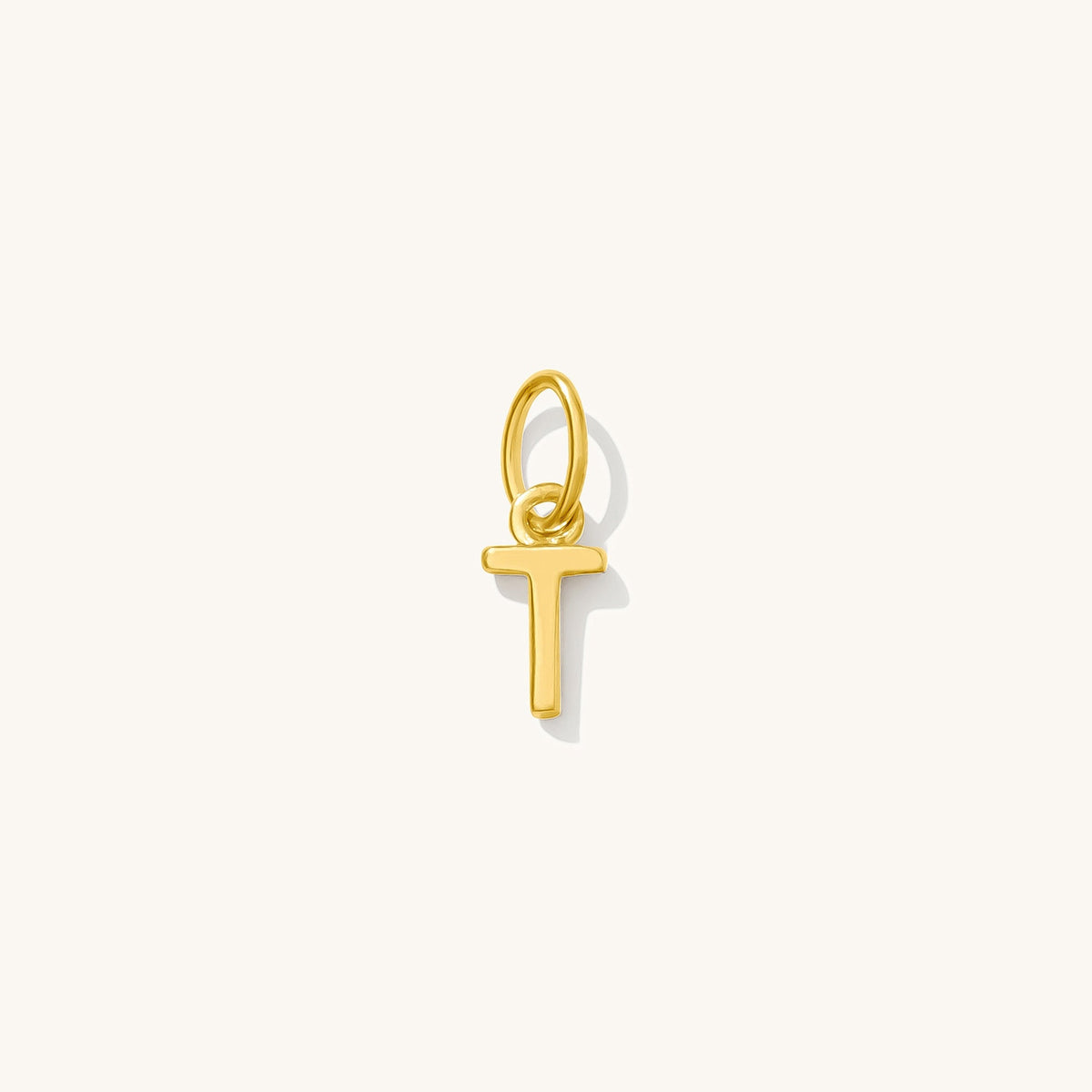 Tiny Hanging Initial Charm