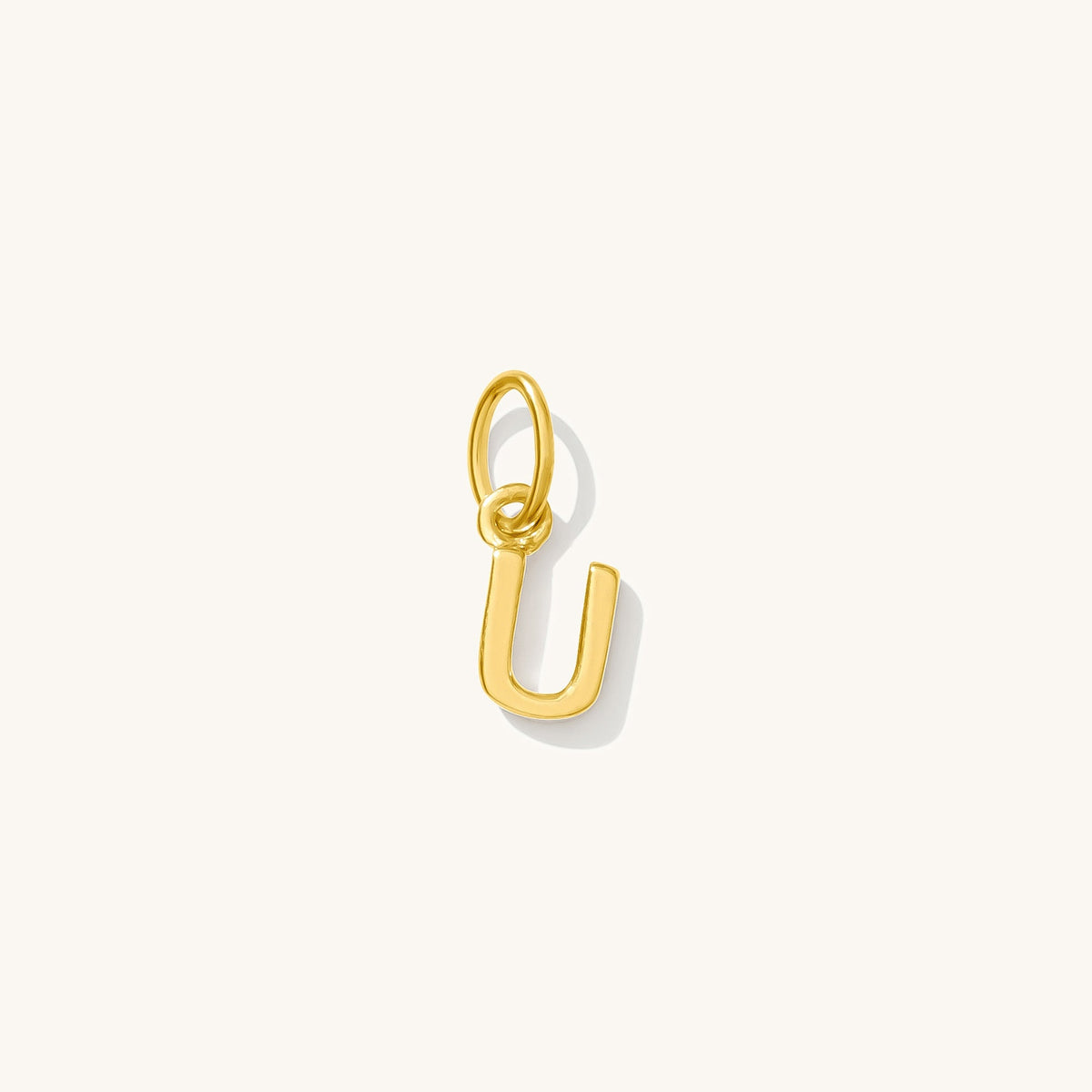 Tiny Hanging Initial Charm