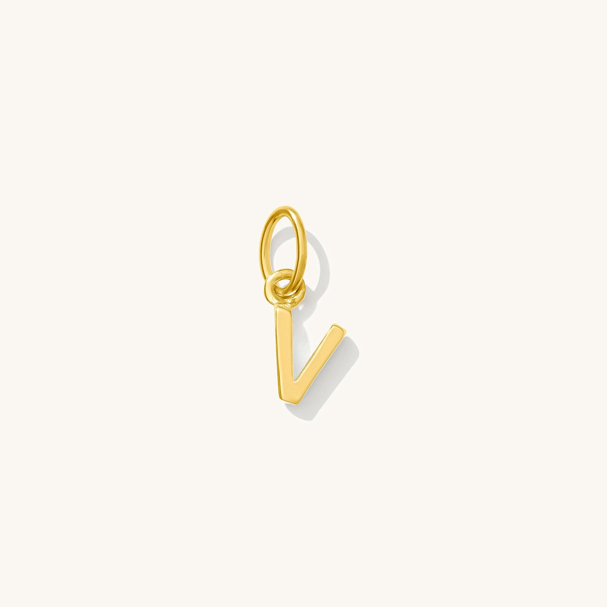 Tiny Hanging Initial Charm
