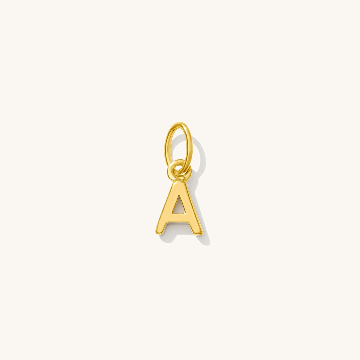 Tiny Hanging Initial Charm