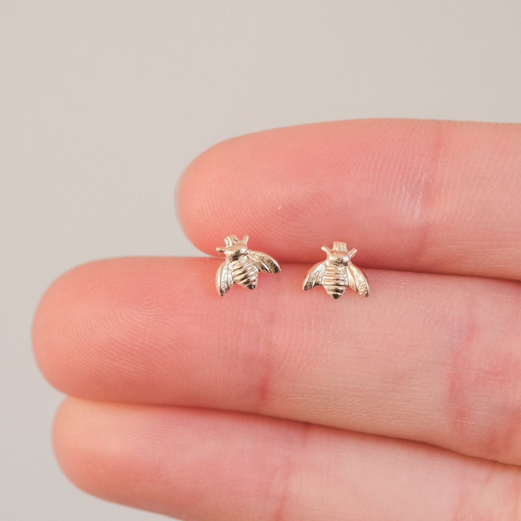 Honey Bee Stud Earrings