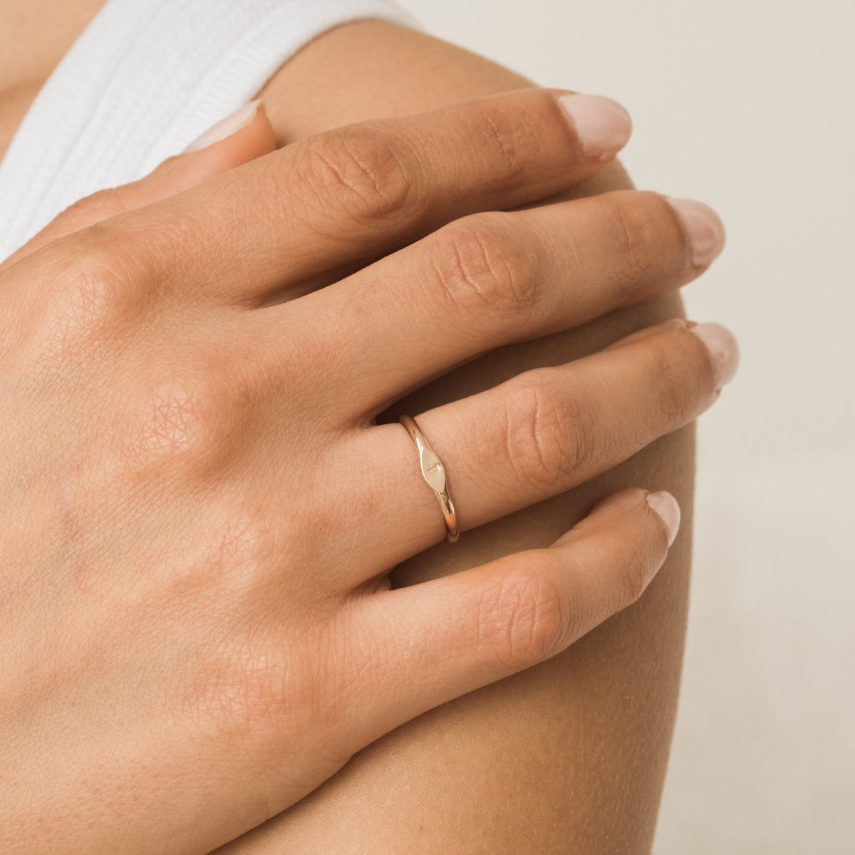 Initial Signet Ring