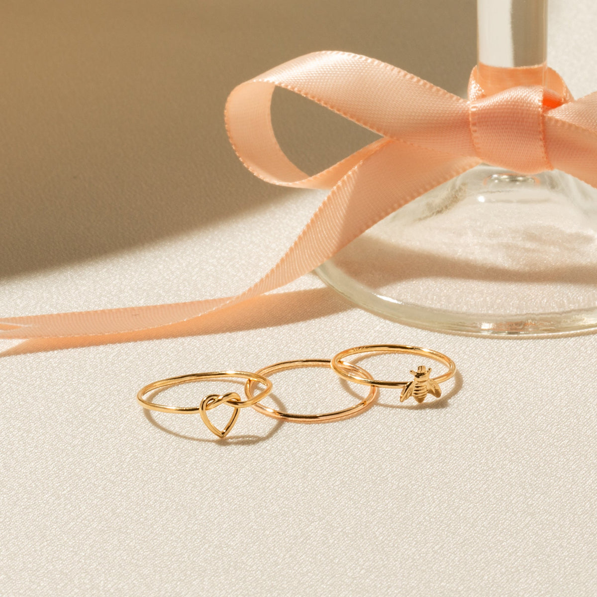 Heart Love Knot Ring