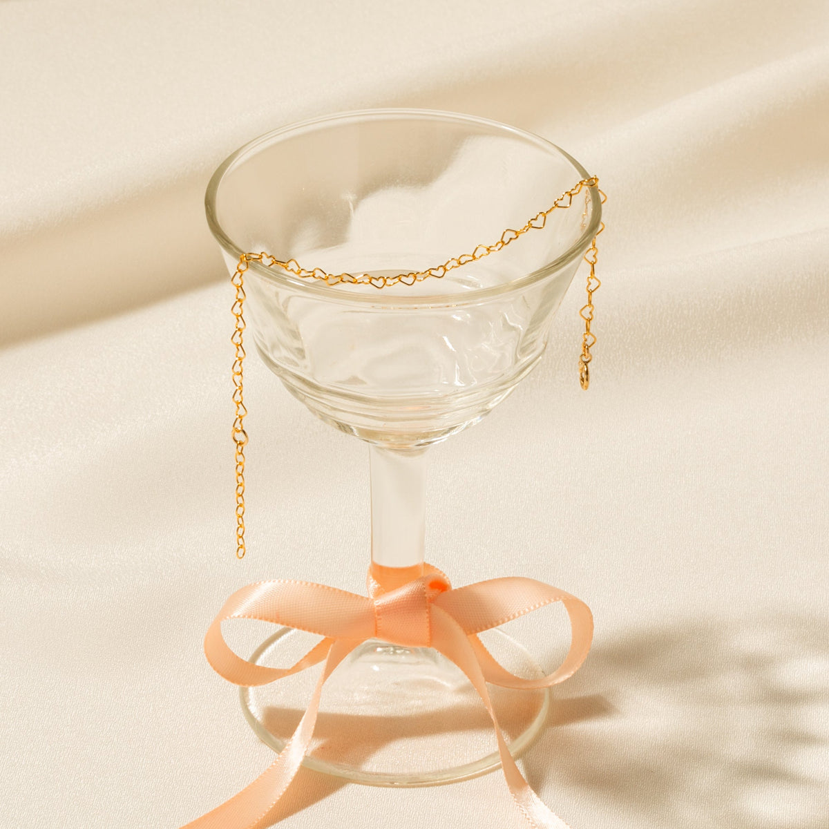 Dainty Heart Chain Bracelet