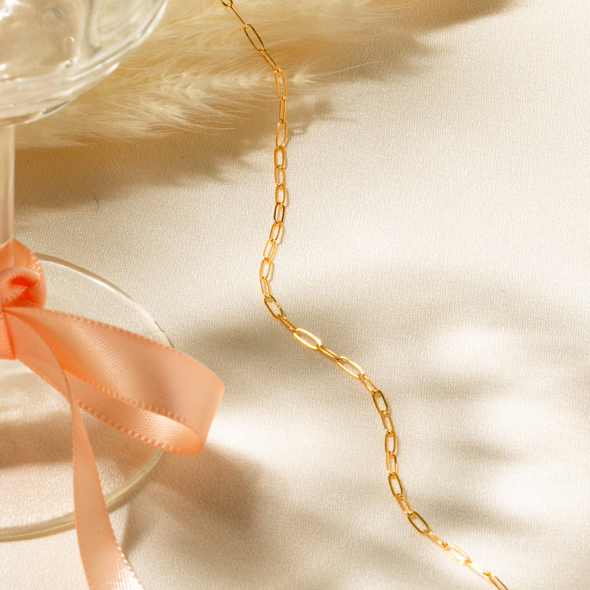 Dainty Paperclip Chain Necklace