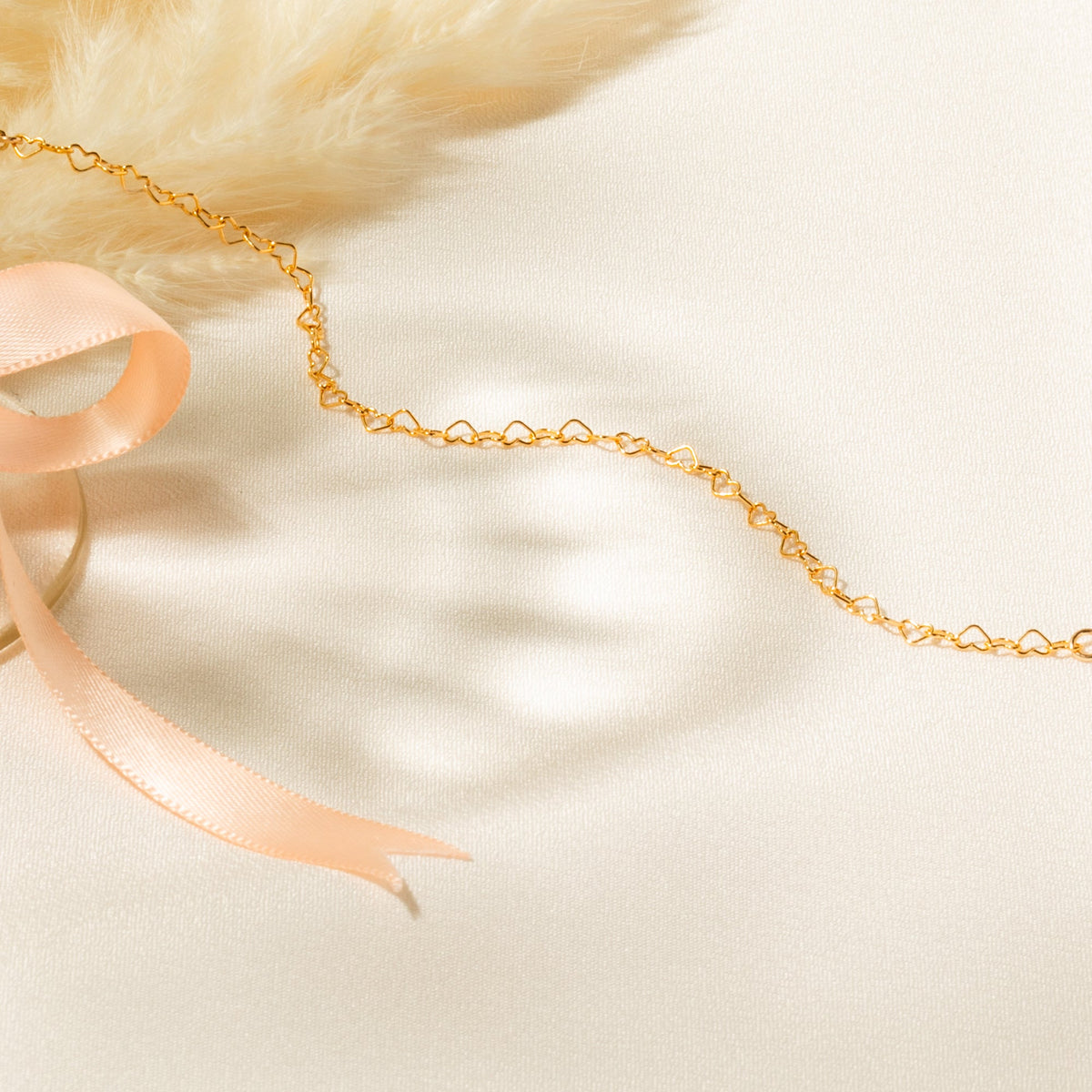 Dainty Heart Chain Bracelet