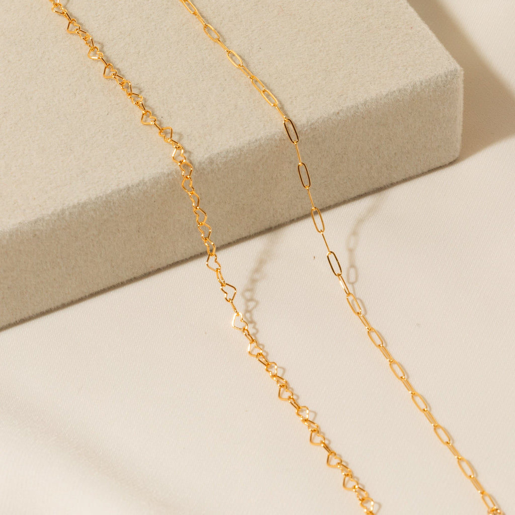 Dainty Heart Chain Necklace