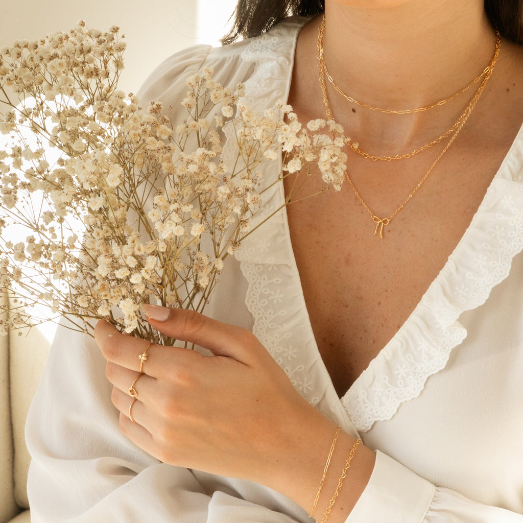 Dainty Heart Chain Necklace