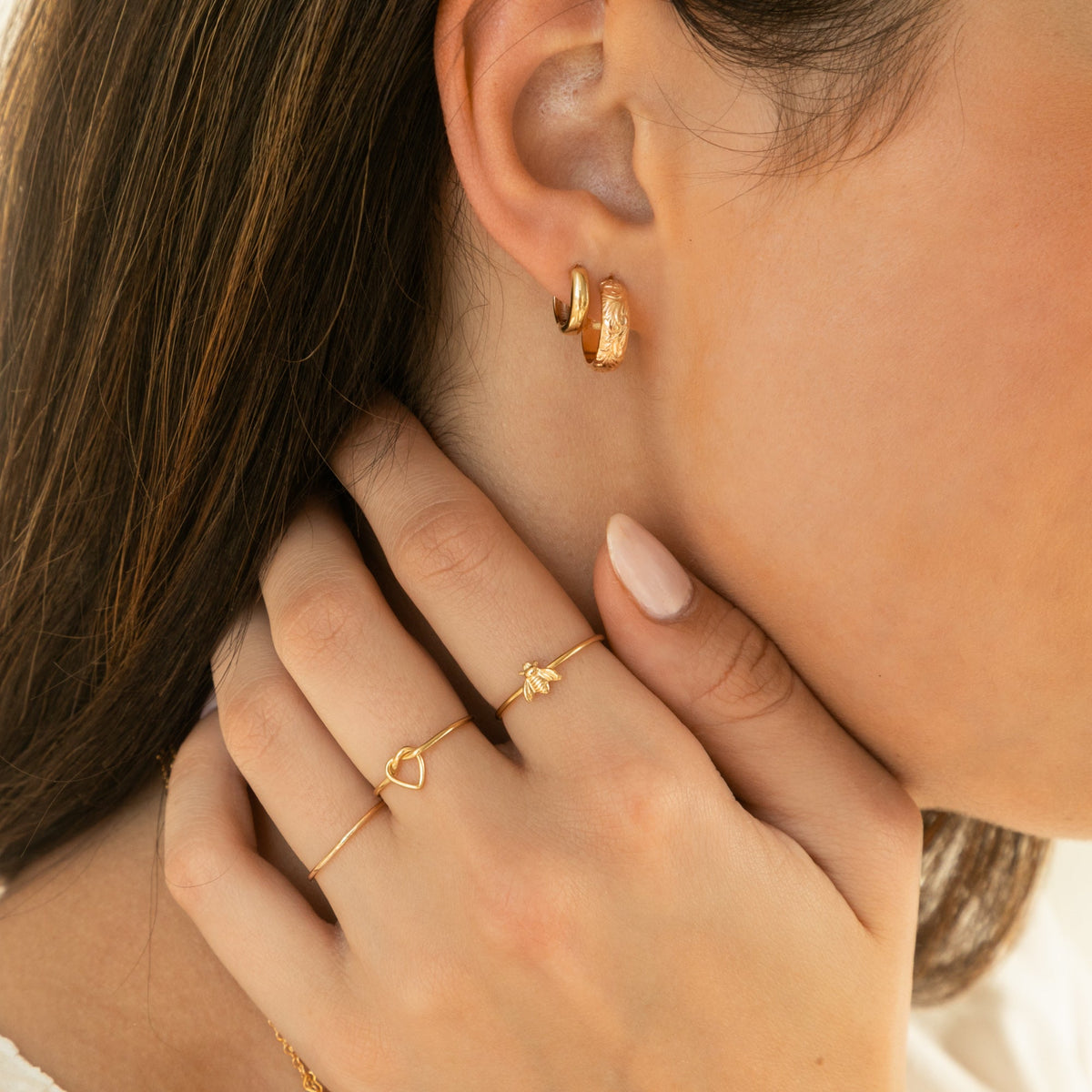 Heart Love Knot Ring