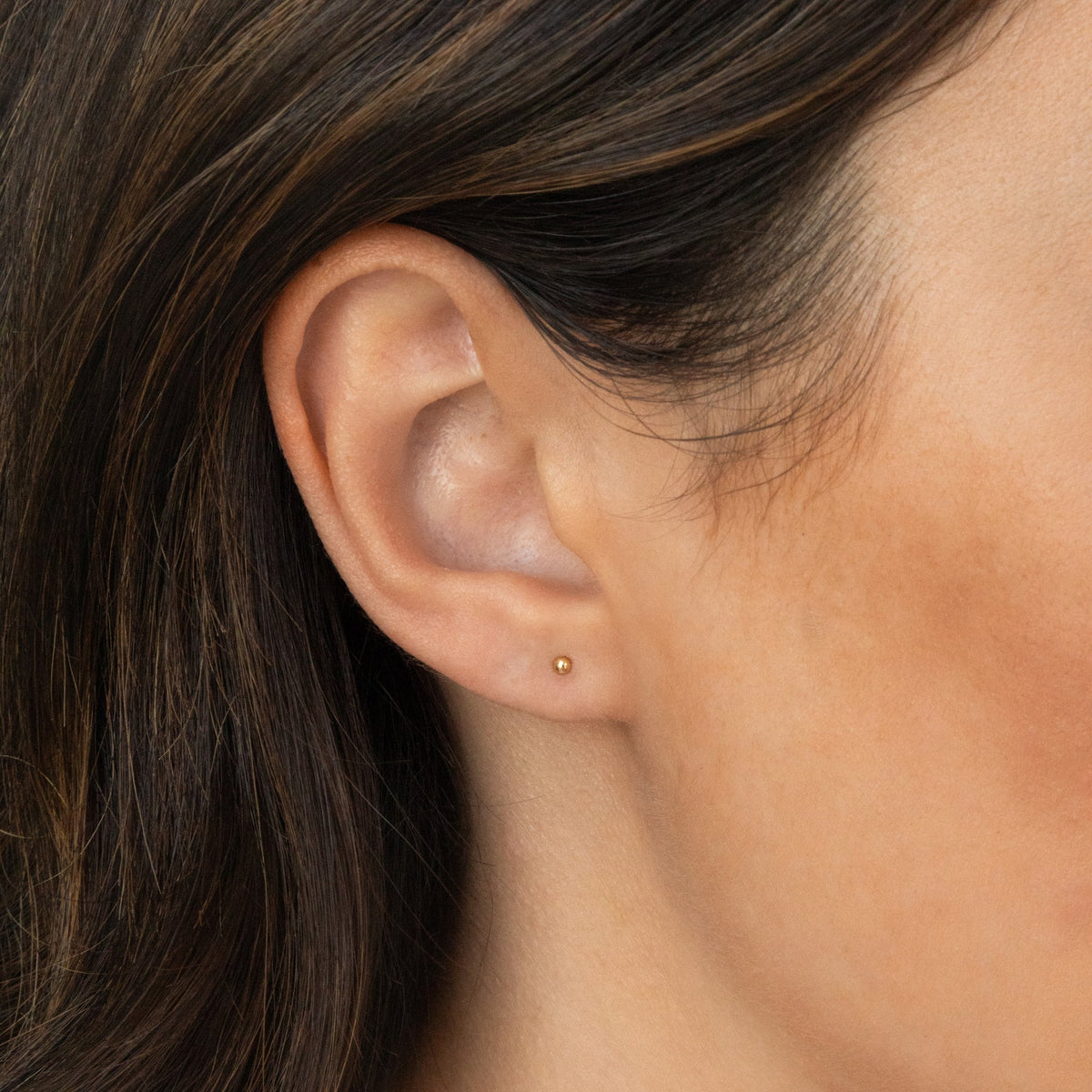 Tiny Ball Stud Earrings