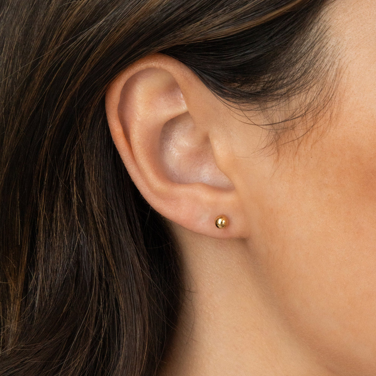 Tiny Ball Stud Earrings