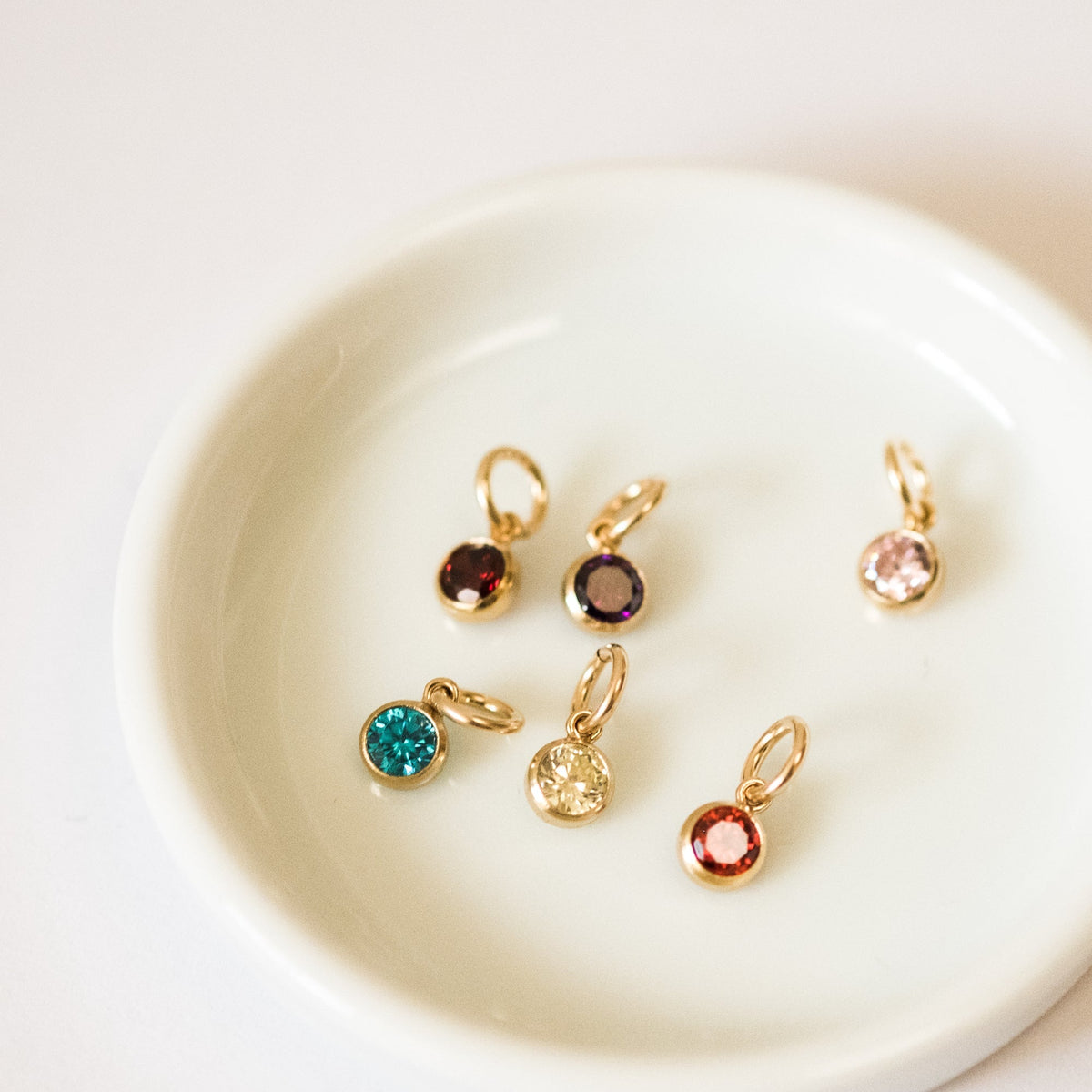 July Birthstone Charm (Ruby)