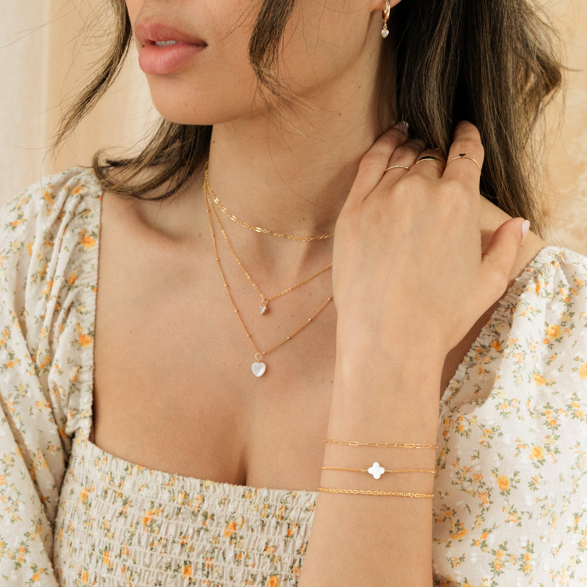 Pearl Clover Bracelet