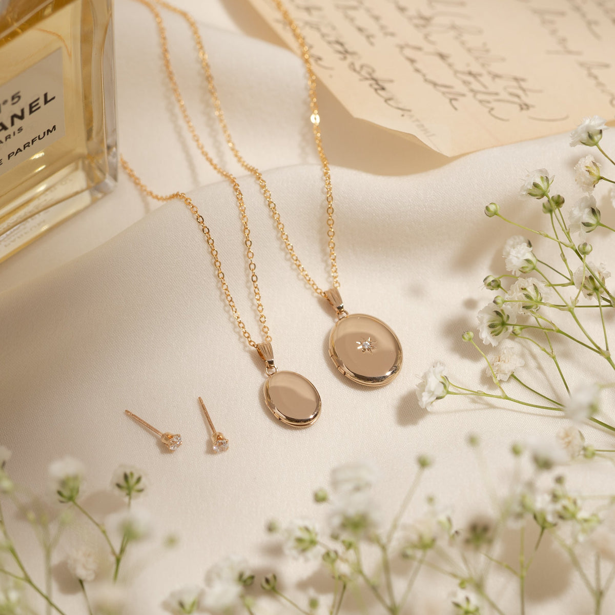 Oval Locket Necklace