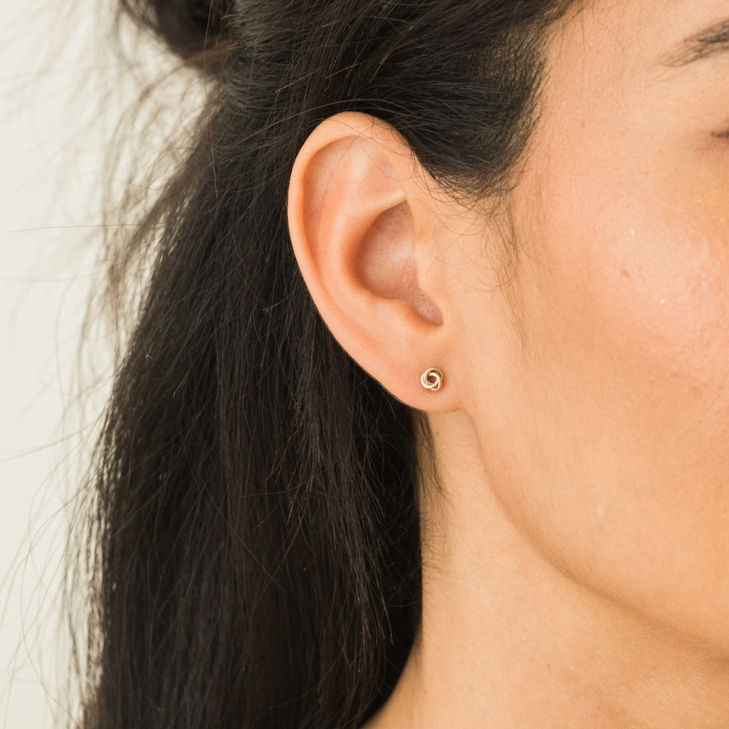 Love Knot Stud Earrings