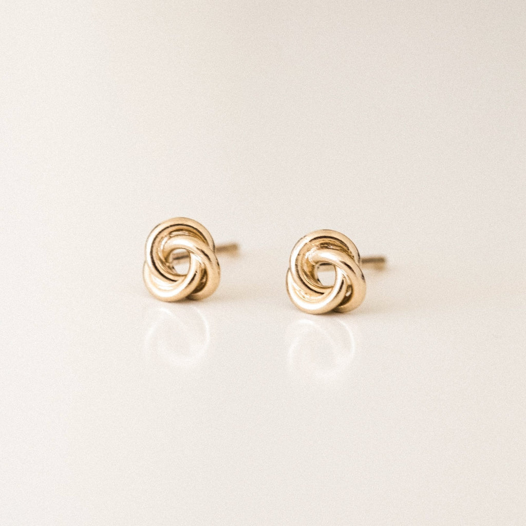 Love Knot Stud Earrings
