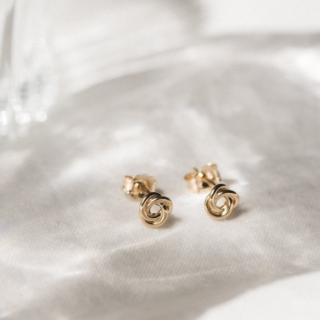 Love Knot Stud Earrings