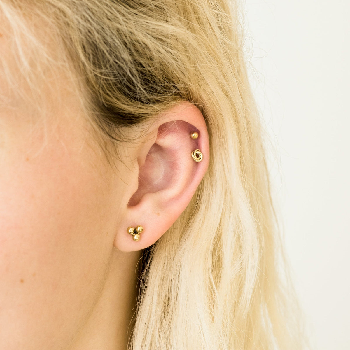 Love Knot Stud Earrings