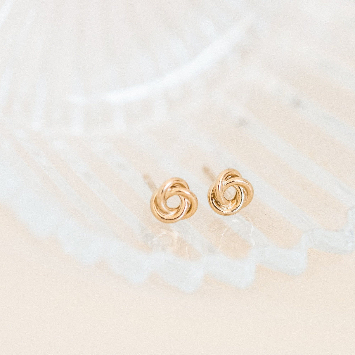 Love Knot Stud Earrings