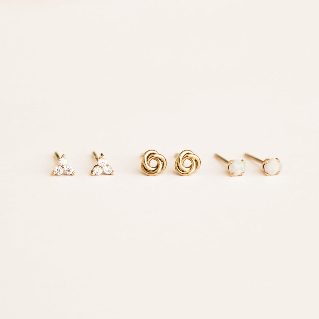 Love Knot Stud Earrings