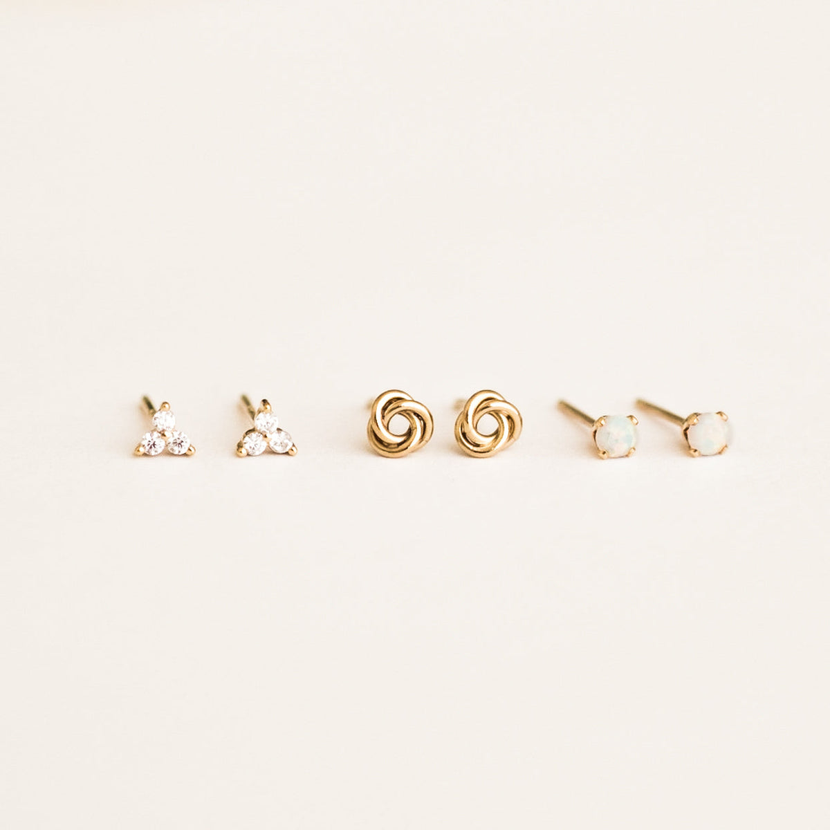 Love Knot Stud Earrings