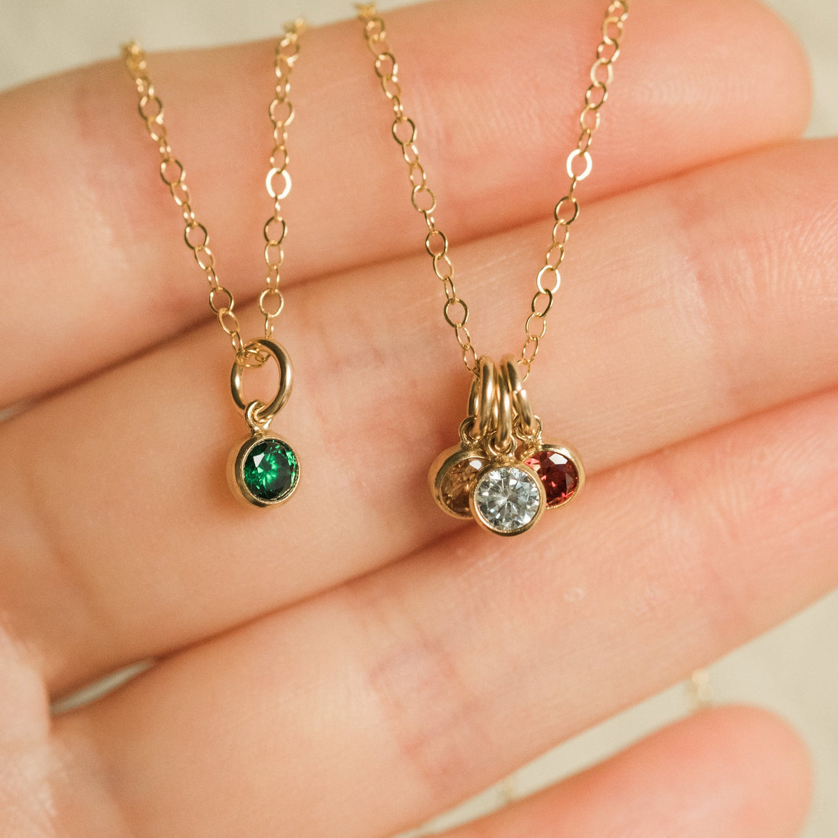 May Birthstone Charm (Emerald)