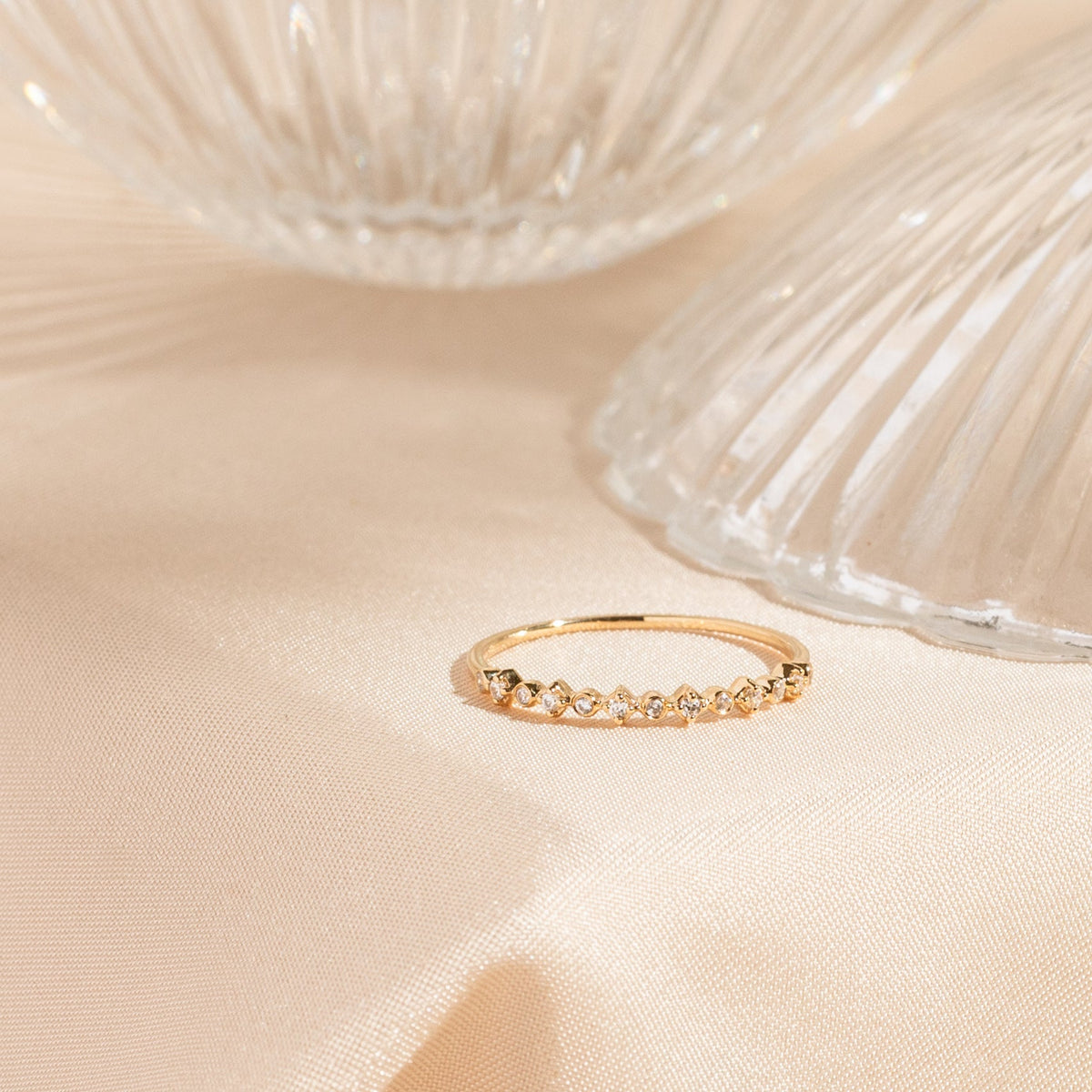 Alternating Diamond Ring