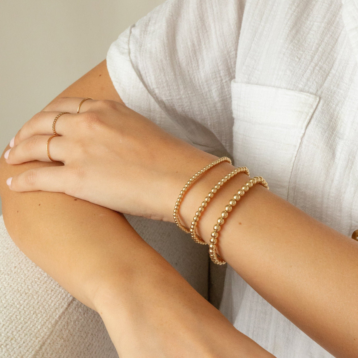 Stretch Bead Bracelet Set