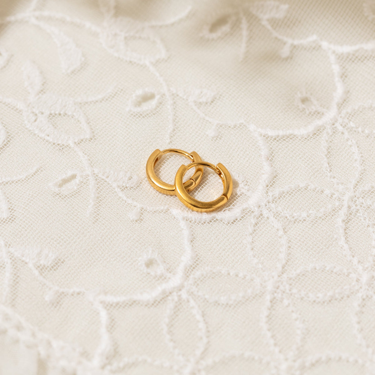 Modern Huggie Hoop Earrings