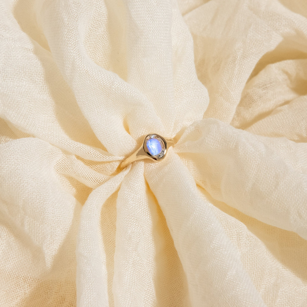 Moonstone Signet Ring