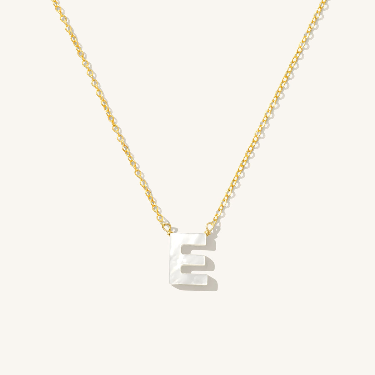 Pearl Initial Necklace