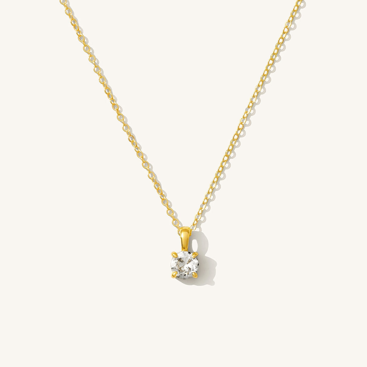 Hanging Solitaire Necklace