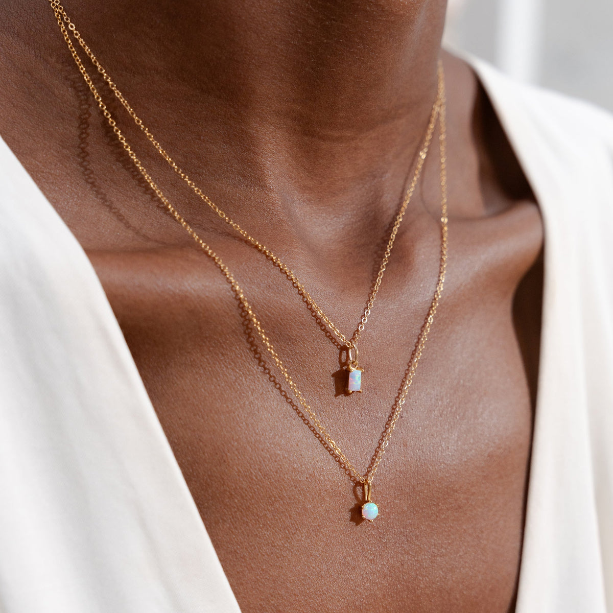 Opal Charm (October Birthstone)