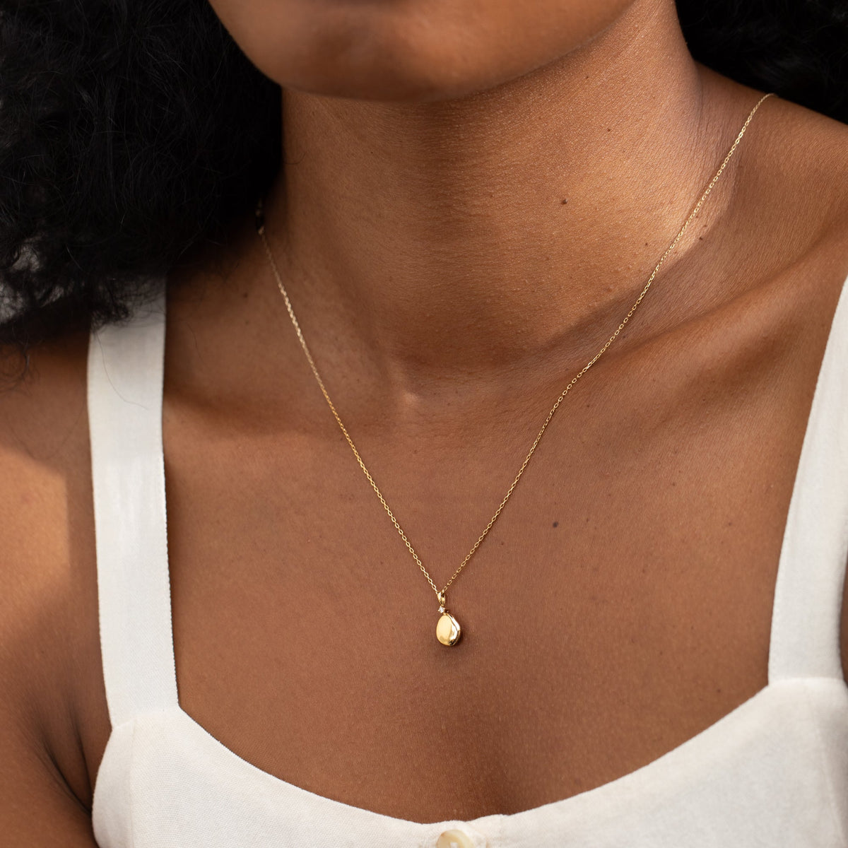 Opal Pebble Charm - Reversible