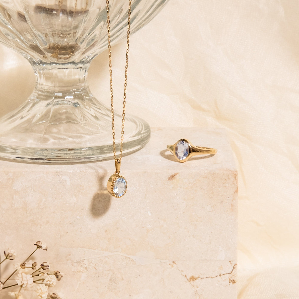 Oval Moonstone Necklace