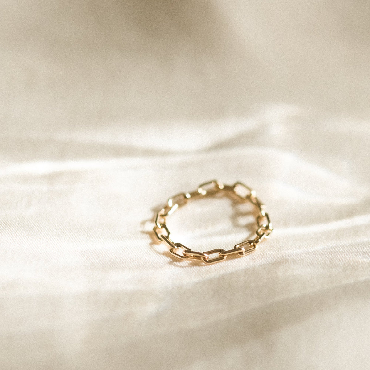 Paperclip Chain Ring