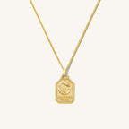 Zodiac Tag Necklace