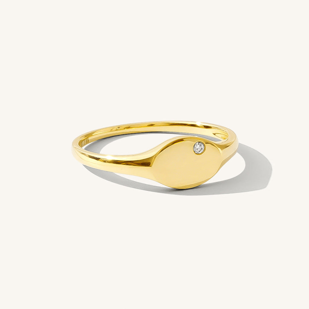 Diamond Signet Ring