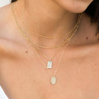 Rectangle Traveler's Necklace