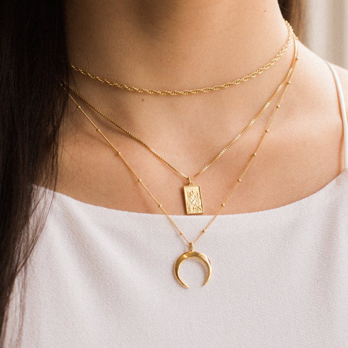 Rectangle Traveler's Necklace
