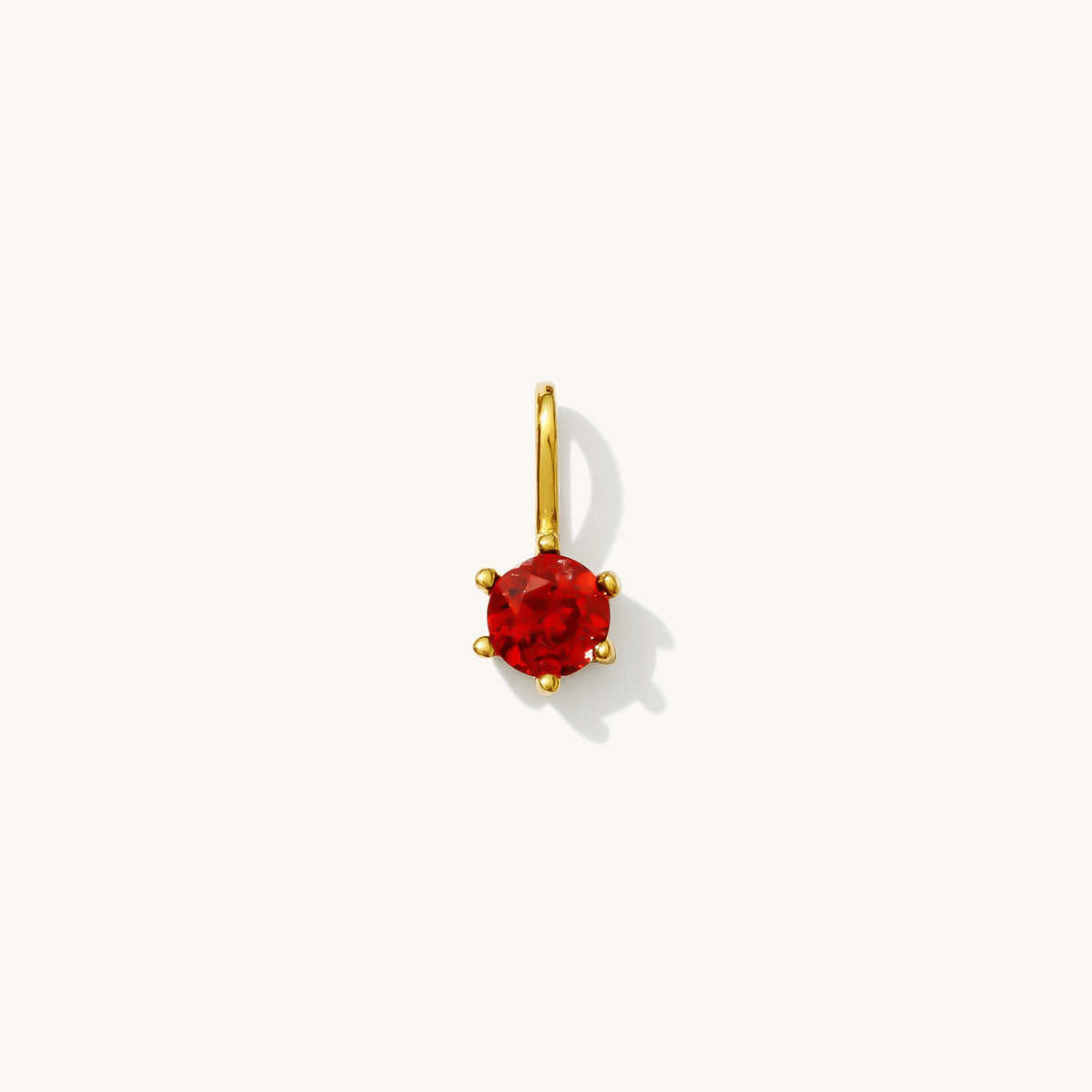 Ruby Charm (July Birthstone)