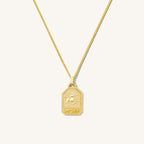 Zodiac Tag Necklace