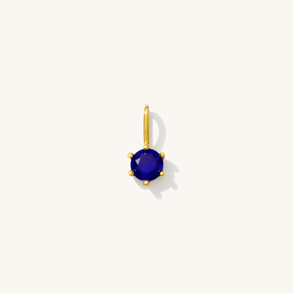 Sapphire Charm (September Birthstone)