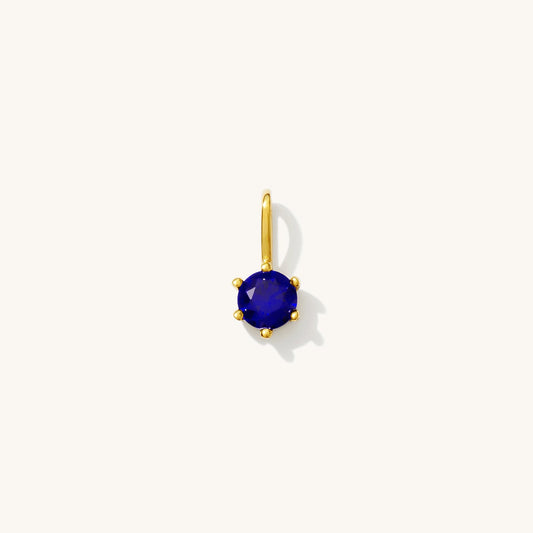 Sapphire Charm (September Birthstone)