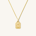 Zodiac Tag Necklace